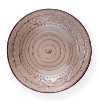 BRANDANI SET 6 PEZZI PIATTO FONDO SERENDIPITY SABBIA STONEWARE