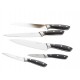 BRANDANI COLTELLO CUCINA FORGIATO HIGH QUALITY SET 5PZ INOX