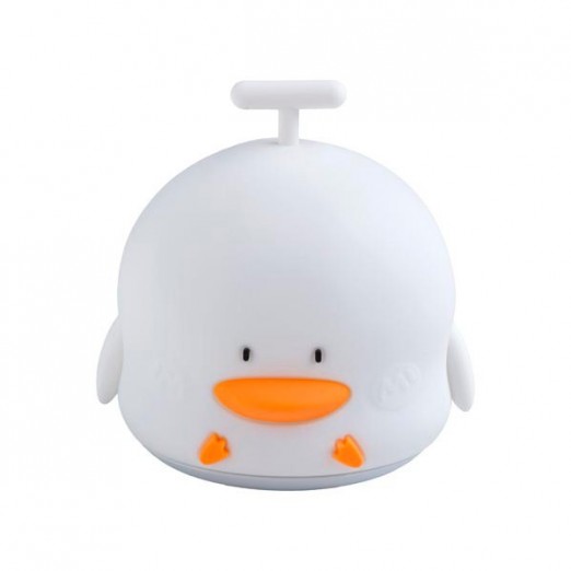 BRANDANI LAMPADA TOUCH CROMOTERAPIA DUCK IN SILICONE E PLASTICA