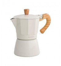 BRANDANI CAFFETTIERA NATURALEXPRESS 3 TAZZE AVORIO IN ALLUMINIO