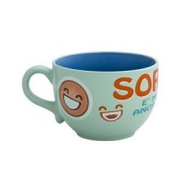 BRANDANI JUMBO TAZZA SORRISO IN PORCELLANA