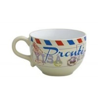 BRANDANI JUMBO TAZZA CORRISPONDENZA IN STONEWARE