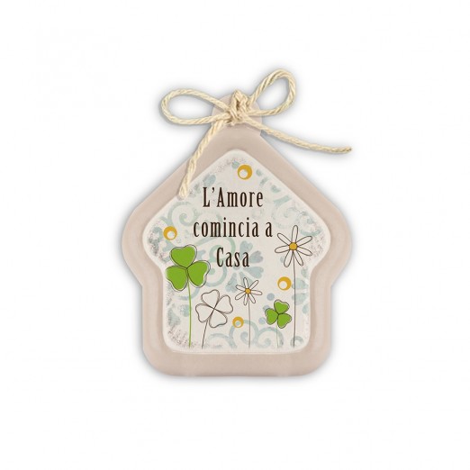 EGAN Mini Formella Pensieri&Parole casa “HOME” CERAMICHE