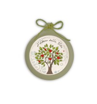 EGAN Mini Formella Pensieri&Parole tonda “Albero della vita” CERAMICHE