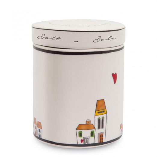 EGAN Barattolo Sale le Casette CERAMICHE