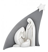 BONGELLI PREZIOSI PRESEPE STILIZZATO GRIGIO STELLA MARMORINO BIANCO