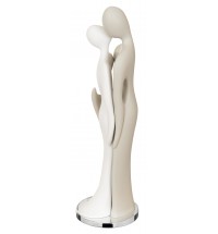 BONGELLI PREZIOSI SCULTURA COPPIA STILIZZATA NOCCIOLA