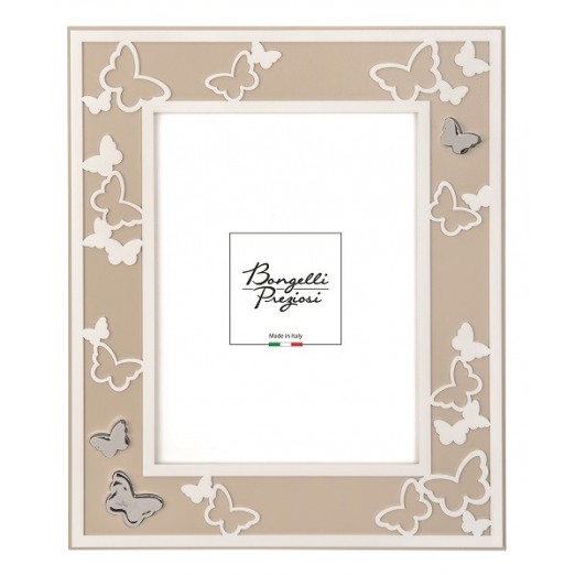 BONGELLI PREZIOSI PORTAFOTO FARFALLE NOCCIOLA