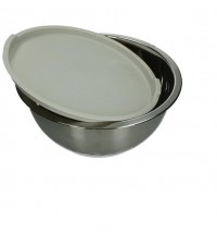 BRANDANI CONTENITORE BOMBETTA CON BASE E TAPPO TORTORA INOX E SILICONE