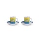 EGAN LE CASETTE SET 2 TAZZINE CAFFE BLU