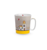 EGAN LE CASETTE MUG GIALLO