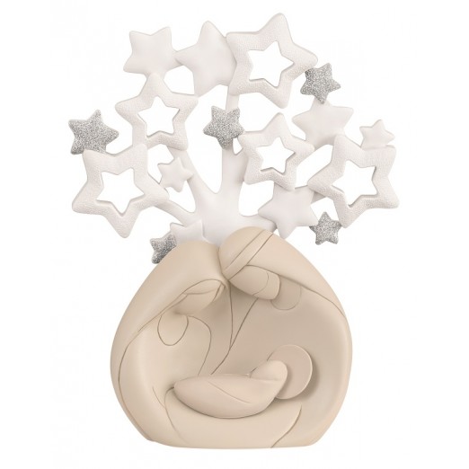 BONGELLI PREZIOSI PRESEPE ALBERO STELLE NOCCIOLA IN POLVERE DI MARMO
